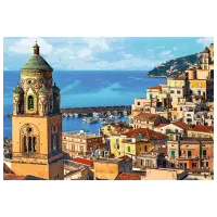 Puzzle Trefl Amalfi, Italy 12+/ Numărul de piese: 1500 photo 2