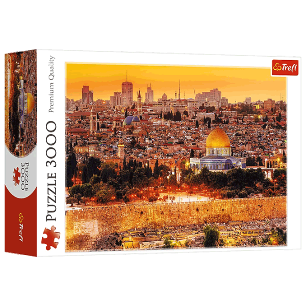 Puzzle Trefl The roofs of Jerusalem 15+/ Количество деталей: 3000 photo 1