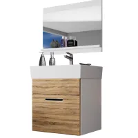 Seturi mobilă de baie Belini Korsyka 1 KOR M 1/1 PAL / White