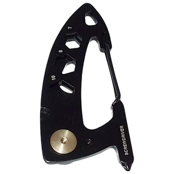 Breloc Munkees 9-Function Card Tool Metal / Black photo 1