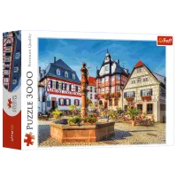 Puzzle Trefl Market Square Heppenheim 15+/ Numărul de piese: 3000 photo 2