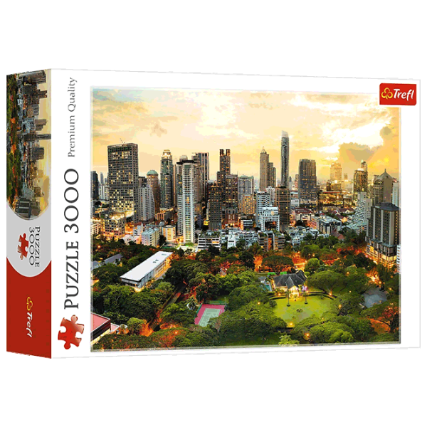 Puzzle Trefl Sunset in Bangkok 15+/ Numărul de piese: 3000 photo 1