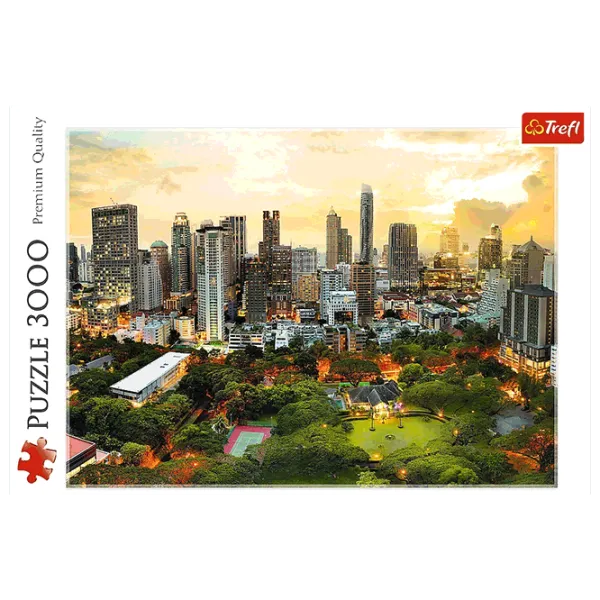 Puzzle Trefl Sunset in Bangkok 15+/ Numărul de piese: 3000 photo 2