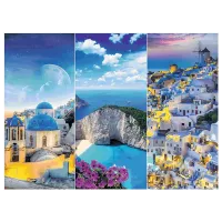 Puzzle Trefl Greek holidays 15+/ Numărul de piese: 3000 photo 3