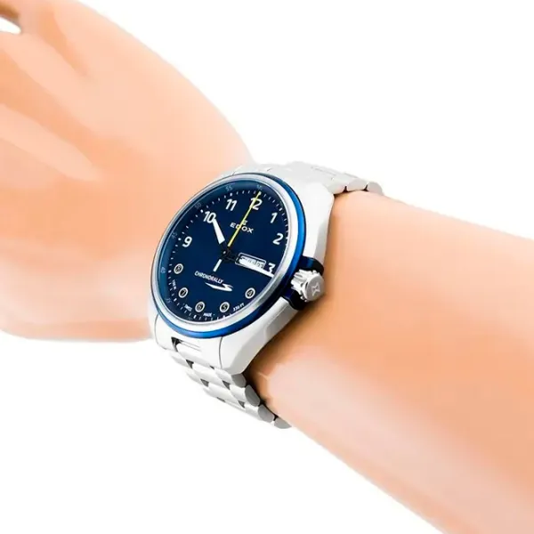Ceas de mână pentru bărbați Edox 84301-3BUM-BUBG Cuarț / 43 mm photo 4 Ceas de mână pentru bărbați Edox 84301-3BUM-BUBG Cuarț / 43 mm photo 4