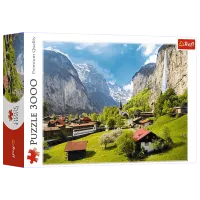 Puzzle Trefl Lauterbrunnen, Switzerland 15+/ Numărul de piese: 3000