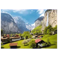 Puzzle Trefl Lauterbrunnen, Switzerland 15+/ Numărul de piese: 3000 photo 2