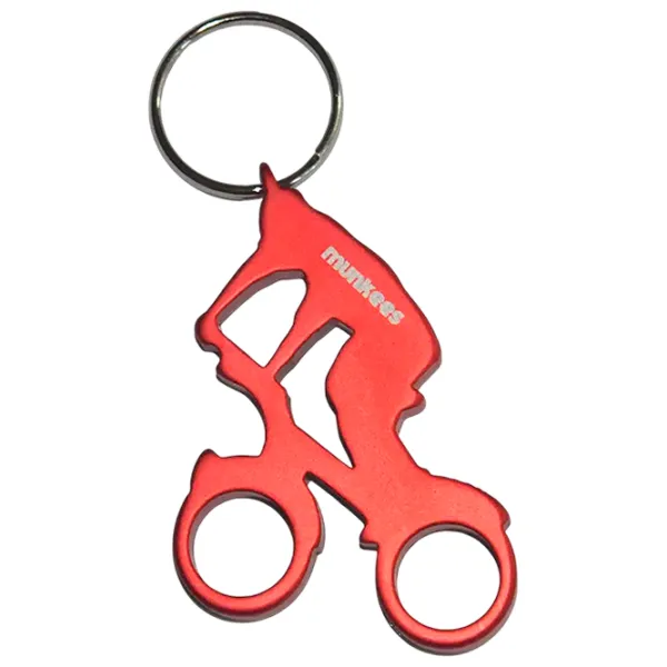 Breloc Munkees Bottle Opener Biker Aluminiu / Multicolor photo 1 Breloc Munkees Bottle Opener Biker Aluminiu / Multicolor photo 1