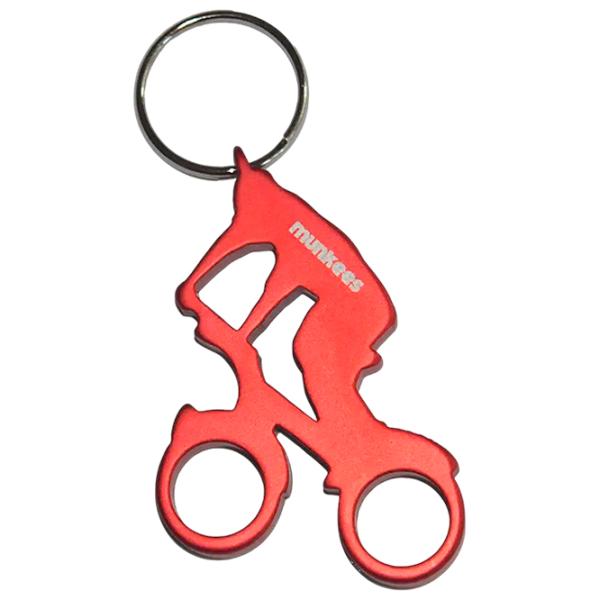 Breloc Munkees Bottle Opener Biker Aluminiu / Multicolor photo 1 Breloc Munkees Bottle Opener Biker Aluminiu / Multicolor photo 1