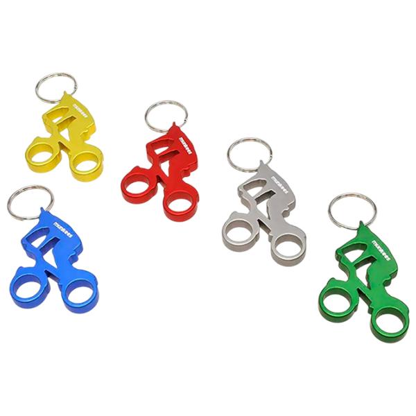Breloc Munkees Bottle Opener Biker Aluminiu / Multicolor photo 2 Breloc Munkees Bottle Opener Biker Aluminiu / Multicolor photo 2