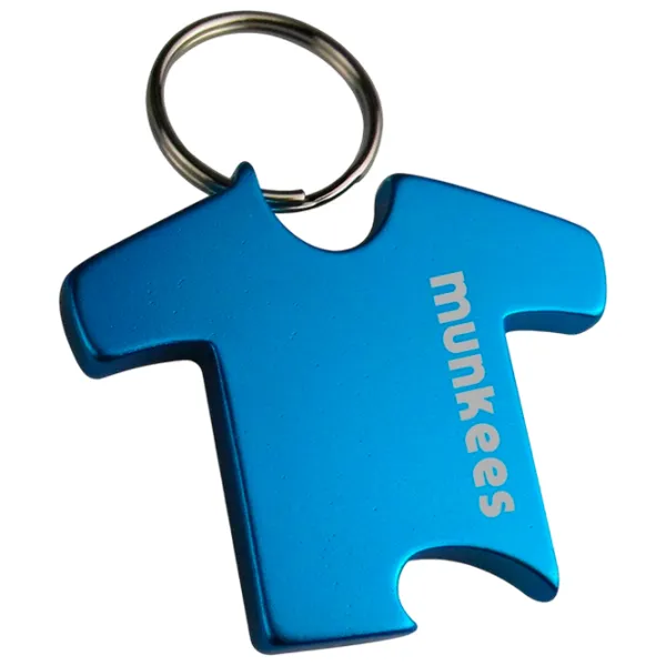 Breloc Munkees Opener T-Shirt Aluminiu / Blue photo 1 Breloc Munkees Opener T-Shirt Aluminiu / Blue photo 1