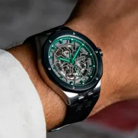 Ceas de mână pentru bărbați Edox 85303-3NN-VB Mecanic / 43 mm photo 4