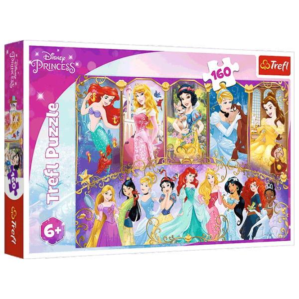 Puzzle Trefl Princesses portraits 5+/ Numărul de piese: 160 photo 1