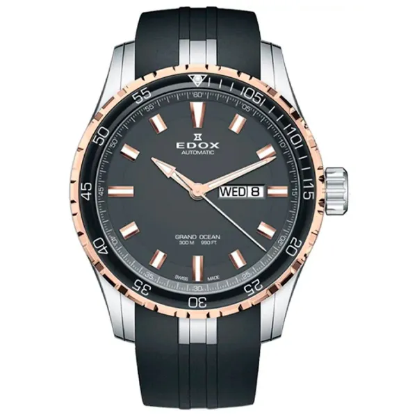 Ceas de mână pentru bărbați Edox 88002-357RC-NIR Mecanic / 45 mm photo 1 Ceas de mână pentru bărbați Edox 88002-357RC-NIR Mecanic / 45 mm photo 1