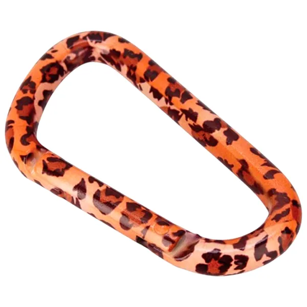 Breloc Munkees Carabiner Leopard Aluminiu / Multicolor photo 1 Breloc Munkees Carabiner Leopard Aluminiu / Multicolor photo 1