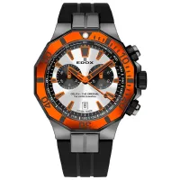 Ceas de mână pentru bărbați Edox 10112-37GNOCA-ANO Cuarț / 43 mm