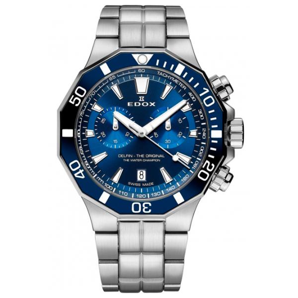 Ceas de mână pentru bărbați Edox 10112-3BUM-BUIN Cuarț / 43 mm photo 1