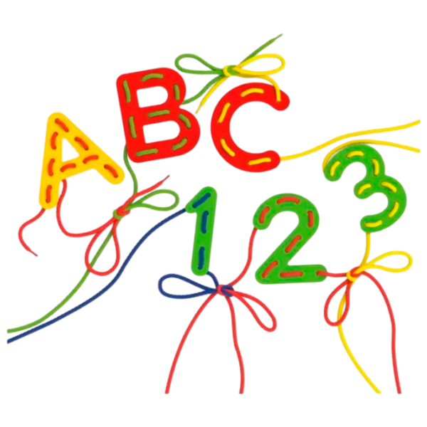 Настольная игра Quercetti Montessori ABC+123 3+/ Развитие photo 1