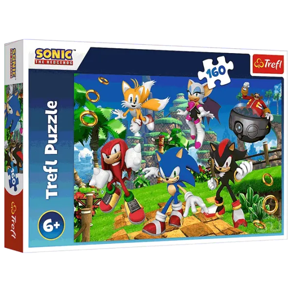 Puzzle Trefl Sonic and friends 6+/ Количество деталей: 160 photo 1 Puzzle Trefl Sonic and friends 6+/ Количество деталей: 160 photo 1
