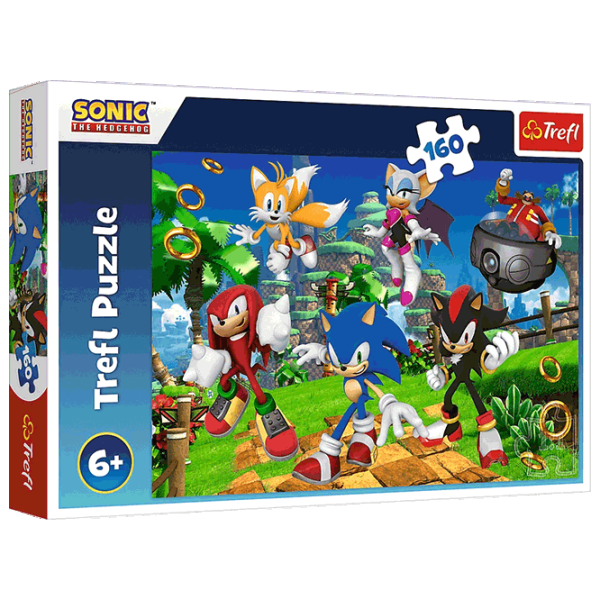 Puzzle Trefl Sonic and friends 6+/ Количество деталей: 160 photo 1 Puzzle Trefl Sonic and friends 6+/ Количество деталей: 160 photo 1