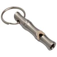 Брелок Munkees Stainless Bamboo Whistle Нержавеющая сталь / Серебряный