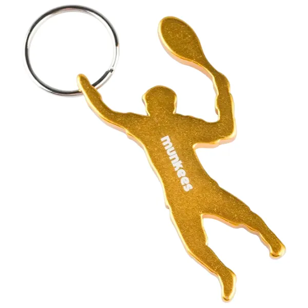 Breloc Munkees Bottle Opener Tennis Player Aluminiu / Multicolor photo 3 Breloc Munkees Bottle Opener Tennis Player Aluminiu / Multicolor photo 3