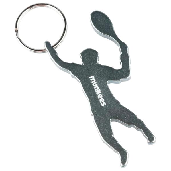Breloc Munkees Bottle Opener Tennis Player Aluminiu / Multicolor photo 4 Breloc Munkees Bottle Opener Tennis Player Aluminiu / Multicolor photo 4