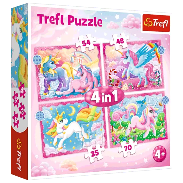 Puzzle Trefl Unicorns and magic 4+/ Количество деталей: 207 photo 1 Puzzle Trefl Unicorns and magic 4+/ Количество деталей: 207 photo 1