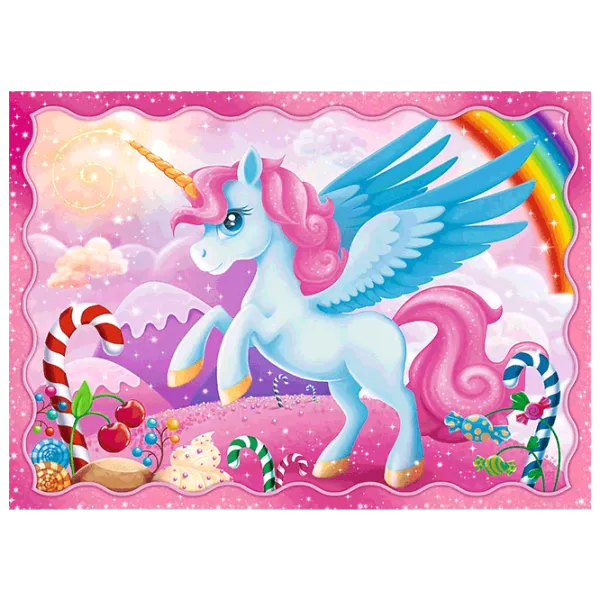 Puzzle Trefl Unicorns and magic 4+/ Количество деталей: 207 photo 2 Puzzle Trefl Unicorns and magic 4+/ Количество деталей: 207 photo 2