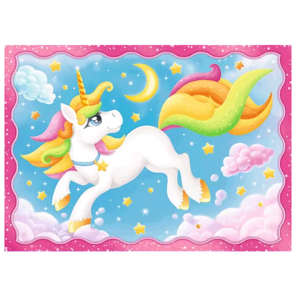 Puzzle Trefl Unicorns and magic 4+/ Количество деталей: 207 photo 3 Puzzle Trefl Unicorns and magic 4+/ Количество деталей: 207 photo 3