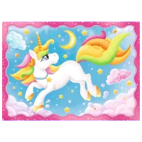 Puzzle Trefl Unicorns and magic 4+/ Numărul de piese: 207 photo 3