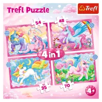 Puzzle Trefl Unicorns and magic 4+/ Numărul de piese: 207 photo 6