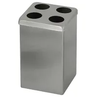 Pahar pentru periuțe de dinți Rozzy Jenori First Oțel inoxidabil / Silver / Pe masă