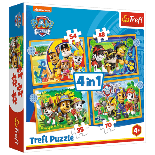 Puzzle Trefl Holiday Paw Patrol 4+/ Количество деталей: 207 photo 1 Puzzle Trefl Holiday Paw Patrol 4+/ Количество деталей: 207 photo 1
