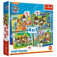 Puzzle Trefl Holiday Paw Patrol 4+/ Numărul de piese: 207