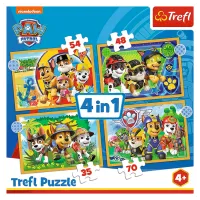 Puzzle Trefl Holiday Paw Patrol 4+/ Numărul de piese: 207 photo 2