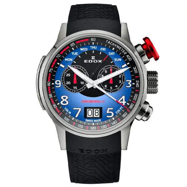 Ceas de mână pentru bărbați Edox 38001-TINR-BUDN Cuarț / 48 mm photo 1 Ceas de mână pentru bărbați Edox 38001-TINR-BUDN Cuarț / 48 mm photo 1