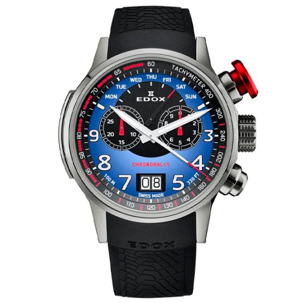 Ceas de mână pentru bărbați Edox 38001-TINR-BUDN Cuarț / 48 mm photo 1 Ceas de mână pentru bărbați Edox 38001-TINR-BUDN Cuarț / 48 mm photo 1