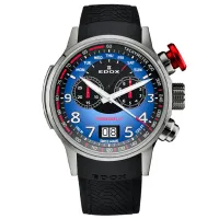 Ceas de mână pentru bărbați Edox 38001-TINR-BUDN Cuarț / 48 mm