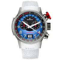 Ceas de mână pentru bărbați Edox 38001-TINR-BUDN Cuarț / 48 mm photo 2