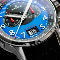 Ceas de mână pentru bărbați Edox 38001-TINR-BUDN Cuarț / 48 mm photo 3