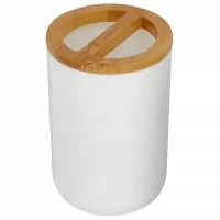 Pahar pentru periuțe de dinți Rozzy Jenori Poznan Plastic / White / Pe masă