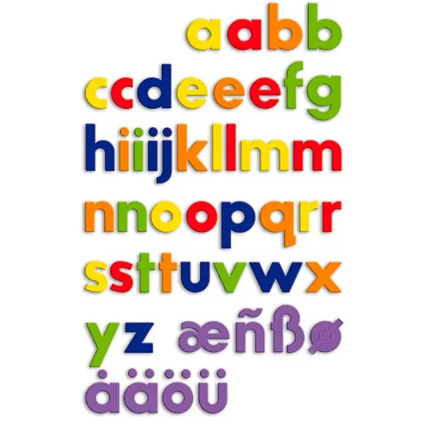 Настольная игра Quercetti Magnetic Letters Lower-Case 4+/ Развитие photo 2