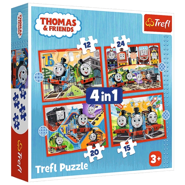Puzzle Trefl Amazing Thomas 4+/ Количество деталей: 207 photo 1 Puzzle Trefl Amazing Thomas 4+/ Количество деталей: 207 photo 1