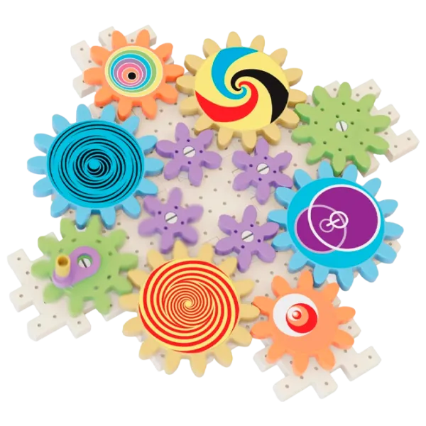 Настольная игра Quercetti Kaleido Gears 3+/ Развитие photo 1