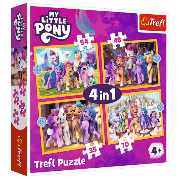 Puzzle Trefl Meet the Ponies 4+/ Количество деталей: 207 photo 1 Puzzle Trefl Meet the Ponies 4+/ Количество деталей: 207 photo 1