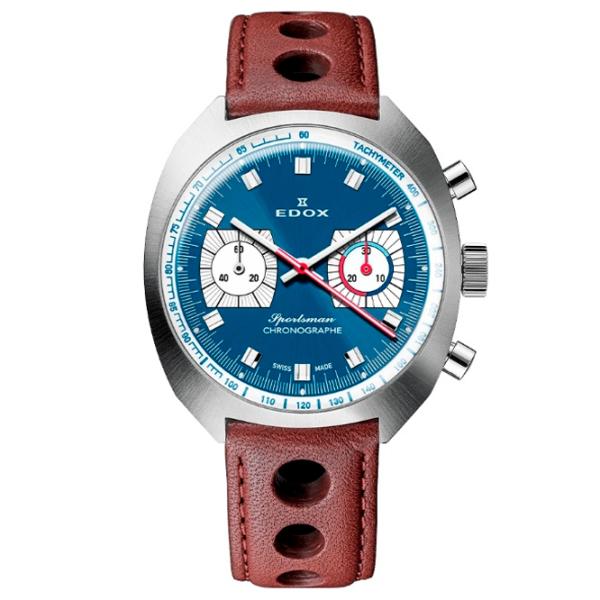 Ceas de mână pentru bărbați Edox 08202-3BU-BUIN Mecanic / 41 mm photo 2