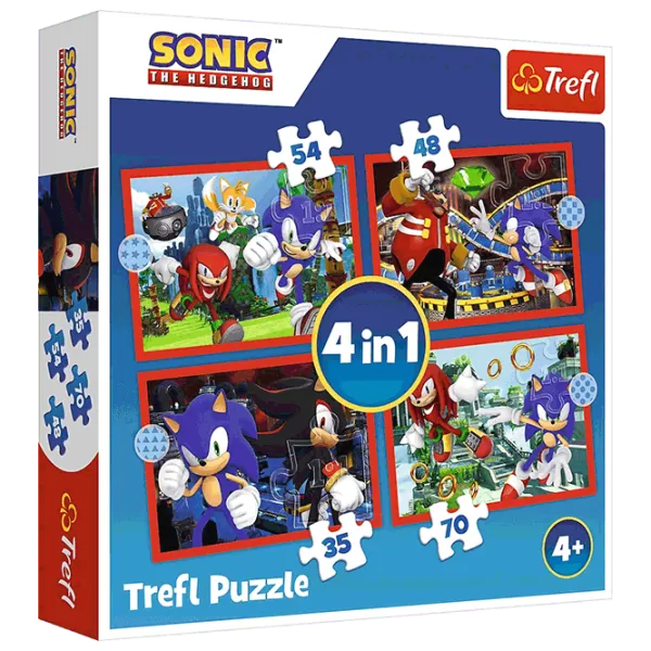 Puzzle Trefl The adventures of Sonic 4+/ Количество деталей: 207 photo 1