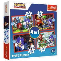 Puzzle Trefl The adventures of Sonic 4+/ Numărul de piese: 207