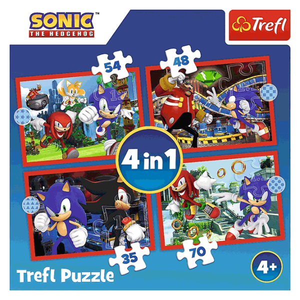 Puzzle Trefl The adventures of Sonic 4+/ Количество деталей: 207 photo 6